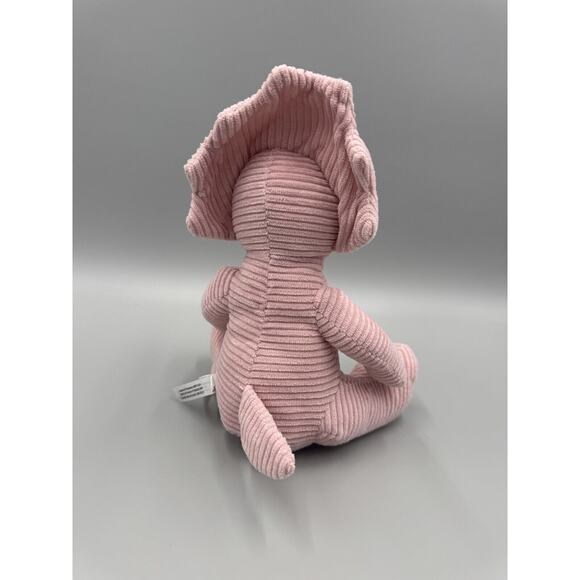 Naturally Kids Pink Plush Triceratops Dinosaur Stuffed Animal No Backpck 8” - Picture 3 of 11